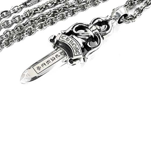 CHROME HEARTS/NECKLACE-LARGE DAGGER　w/PEPER CHAIN 20